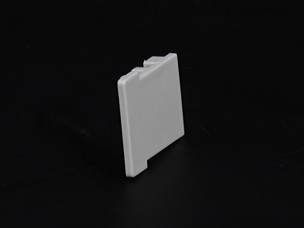 Profil Endkappe I-EU-01-12 Set 2 Stk , Kunststoff, Grau, Länge: 3 mm