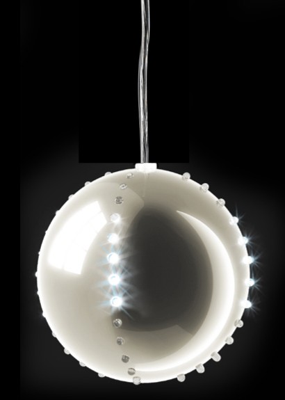 Leuchtkugel LED, 15cm, weiss