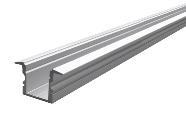 Einbau-T-Profil hoch ET-02-10, Aluminium, Silber, eloxiert, 2m