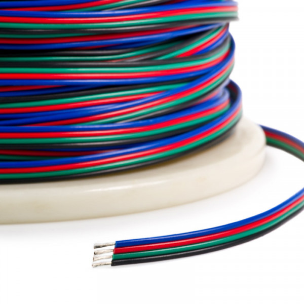 LED Kabel 4 Adrig für RGB Stripes